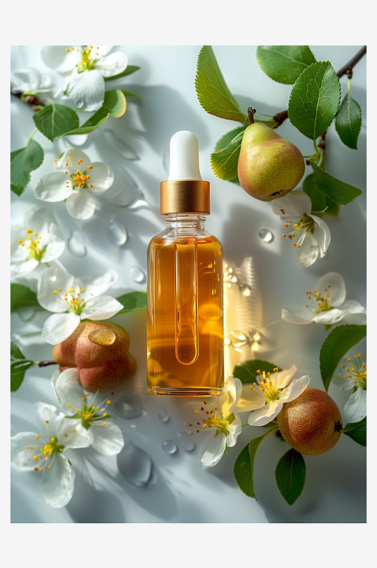 创意精华油美妆摄影-众图网