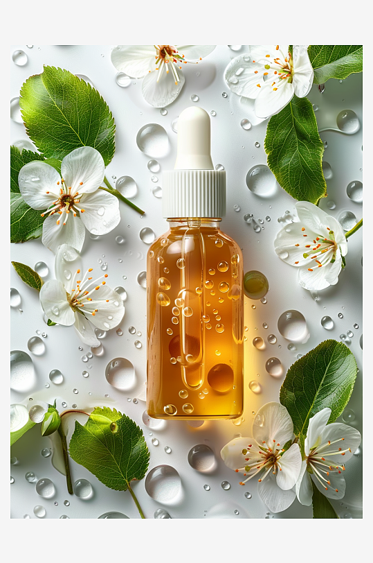 创意精华油美妆摄影-众图网