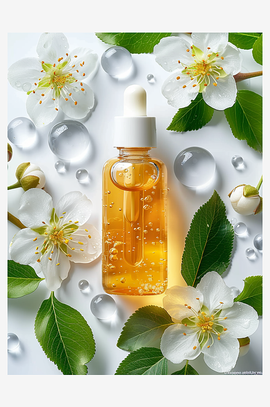 创意精华油美妆摄影-众图网