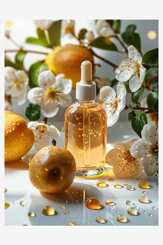 创意精华油美妆摄影-众图网