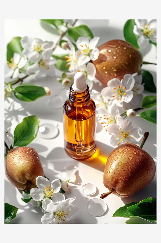 创意精华油美妆摄影-众图网