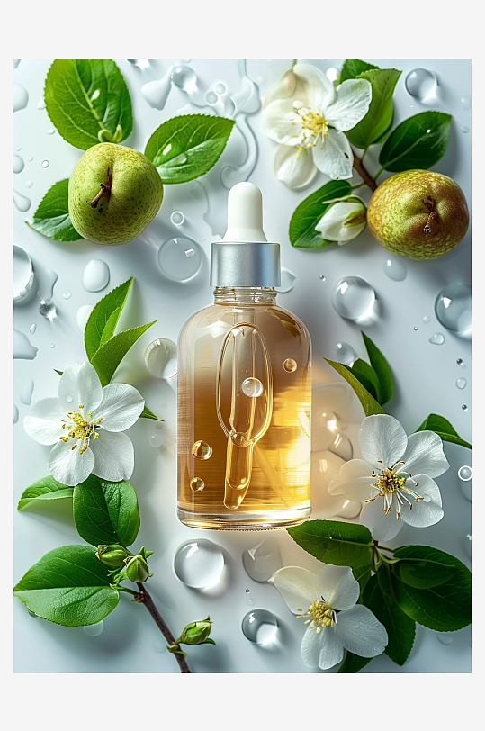 创意精华油美妆摄影-众图网