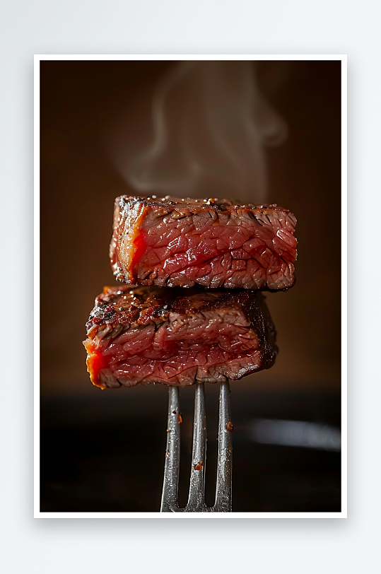 香喷喷的美味牛排-众图网