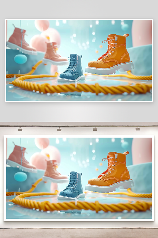 时尚男士运动鞋摄影-众图网