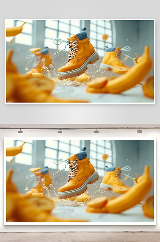 时尚男士运动鞋摄影-众图网