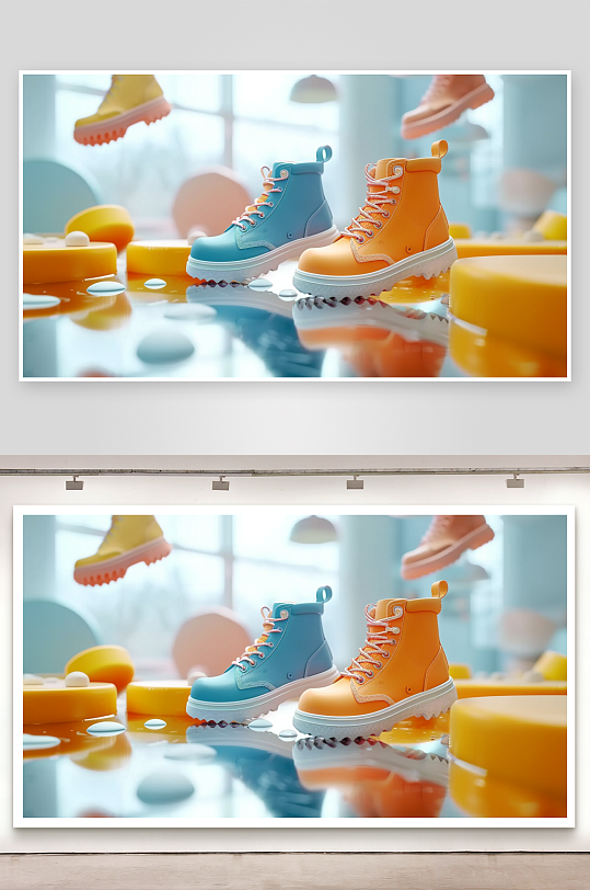 时尚男士运动鞋摄影-众图网