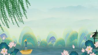 中国风山水背景视频-众图网