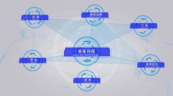 点线连接企业宣传AE模板-众图网