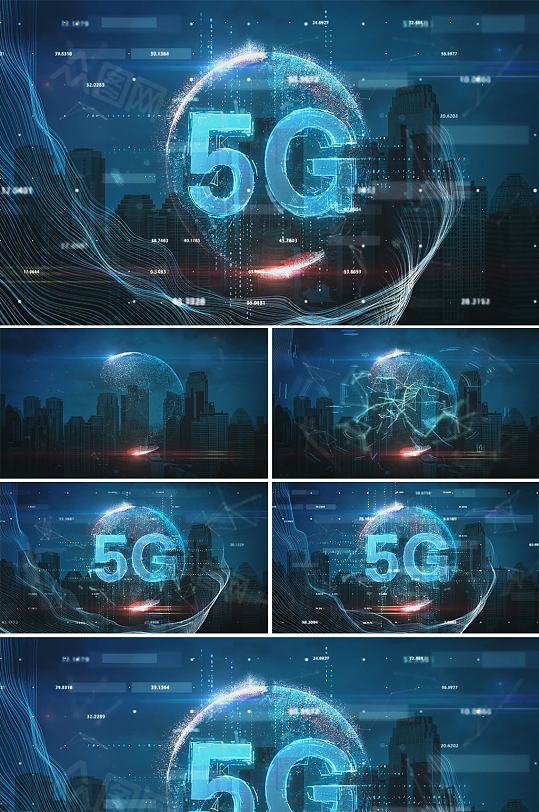 5G网络高清视频素材-众图网