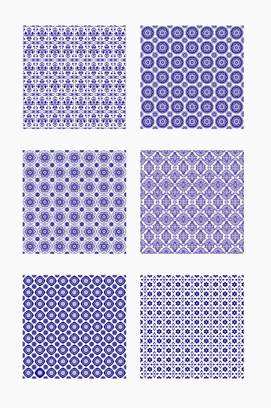 中式欧式矢量花纹底纹