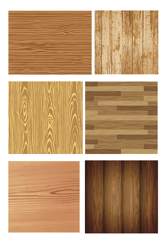 矢量木纹木板纹理图案
