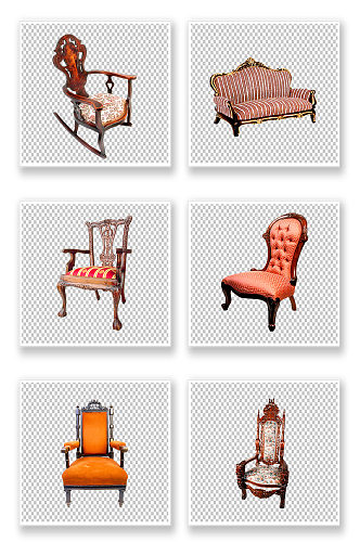 复古美式欧式皮椅子
