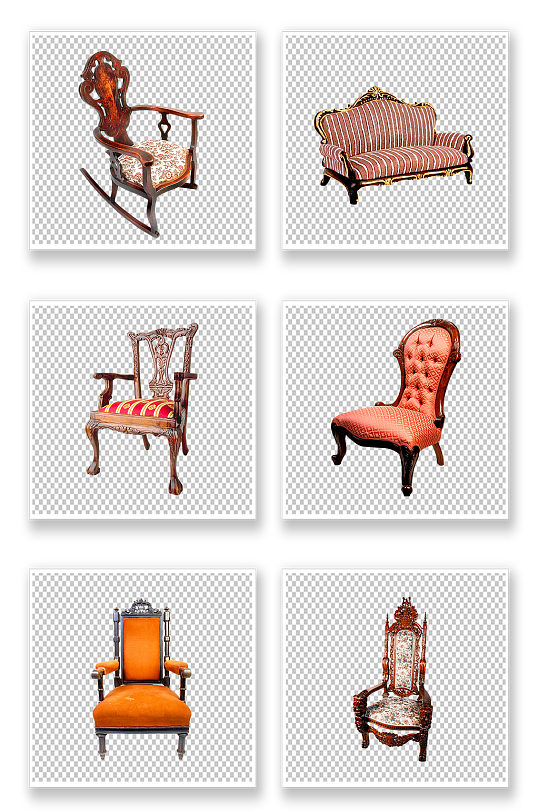 复古美式欧式皮椅子
