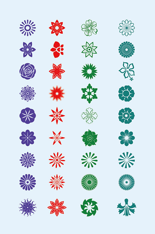 矢量圆形图形图案