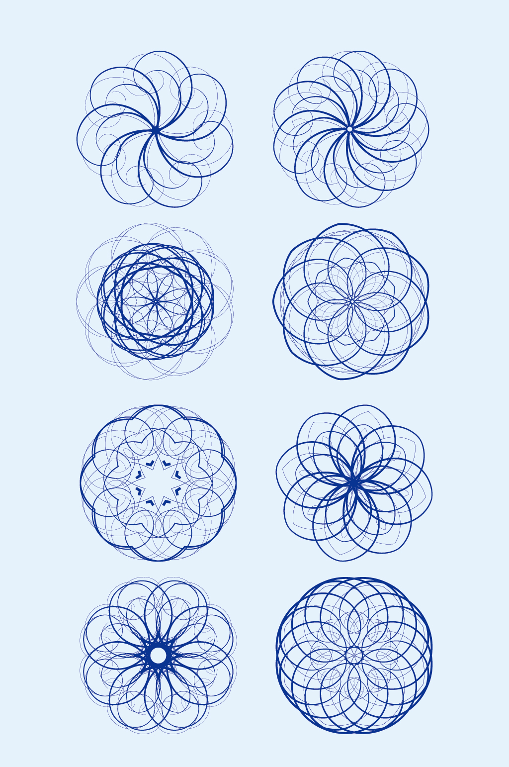 矢量圆形花边花纹边框