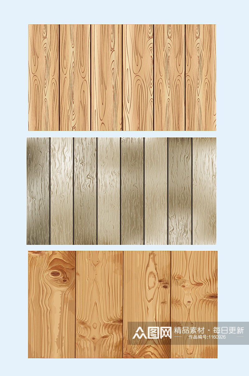 矢量木板木纹纹理素材