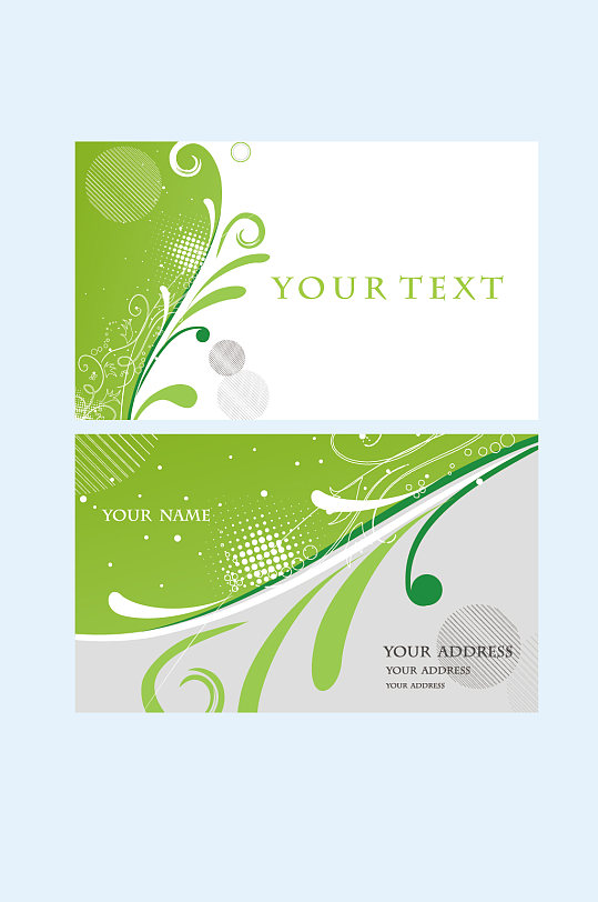 简约绿色卡片图片-简约绿色卡片设计素材-简约绿色卡片模板下载