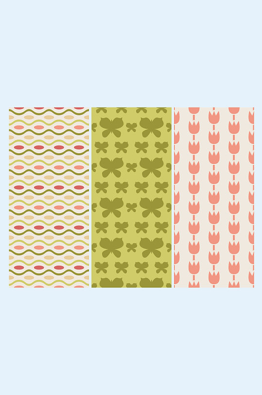 中式矢量花纹背景