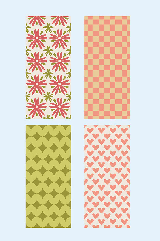 中式矢量花纹背景