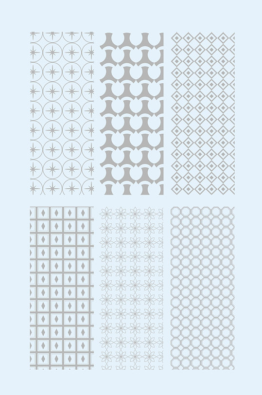 矢量简约中式几何背景底纹