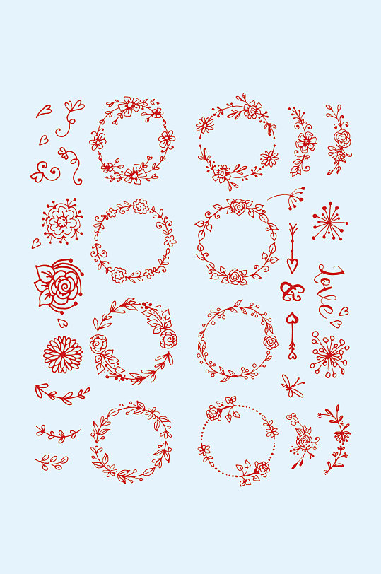 情人节花边图片-情人节花边素材下载-众图网