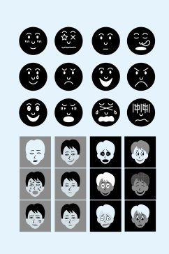 AI矢量表情包表情