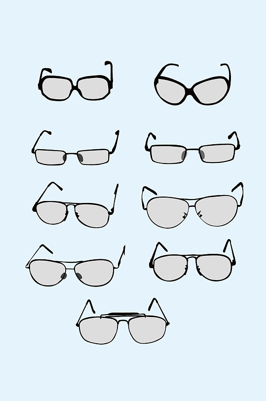 AI和思量眼镜眼镜框