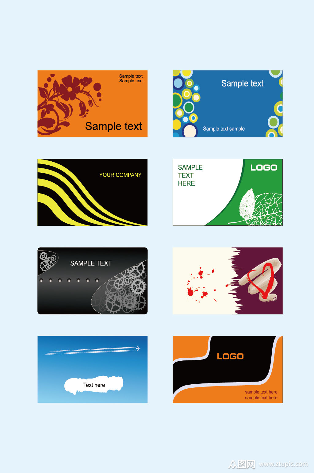 众图网独家提供矢量炫丽名片模板素材免费下载,本作品是由往事&如风