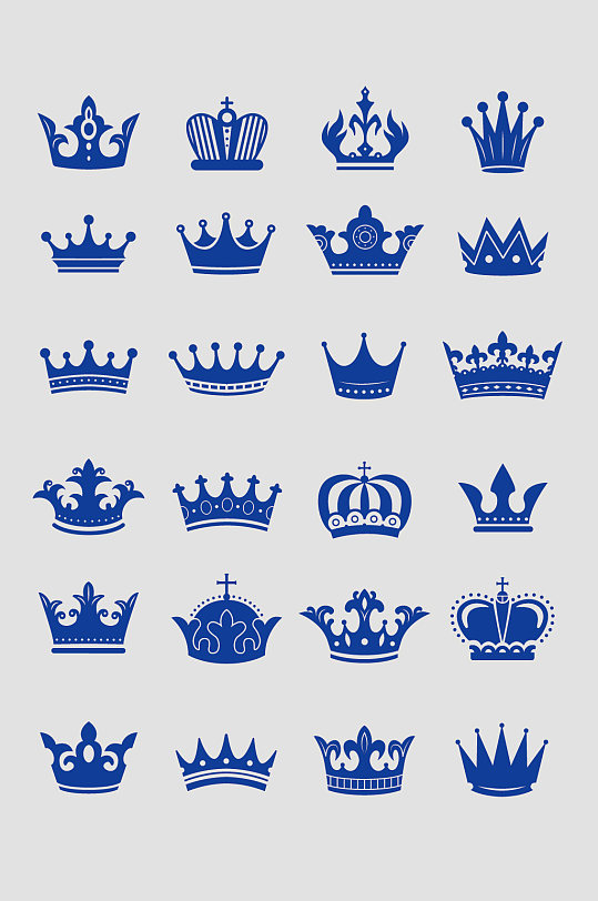 AI矢量欧式皇冠-众图网