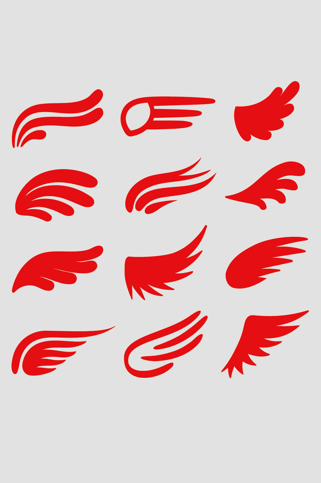 ai矢量翅膀元素