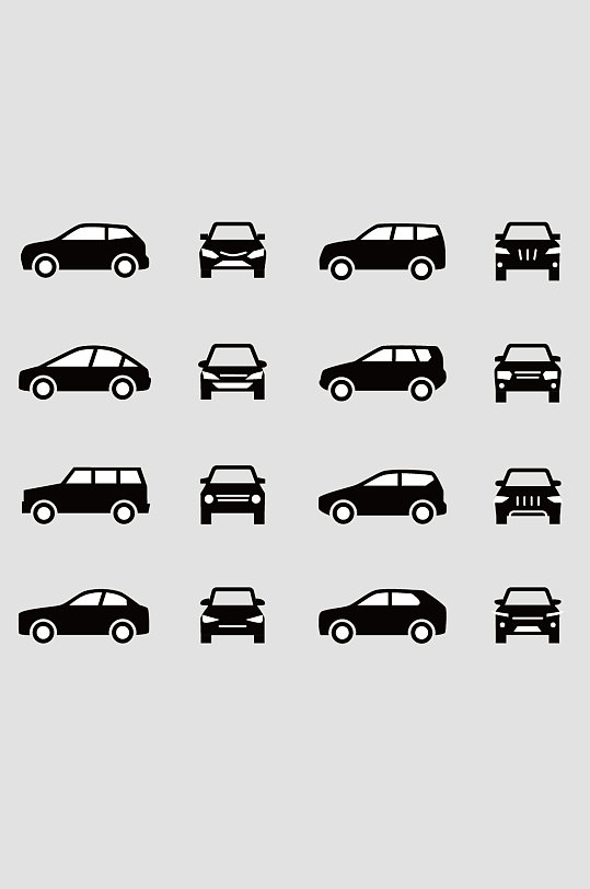 ai矢量汽车小汽车