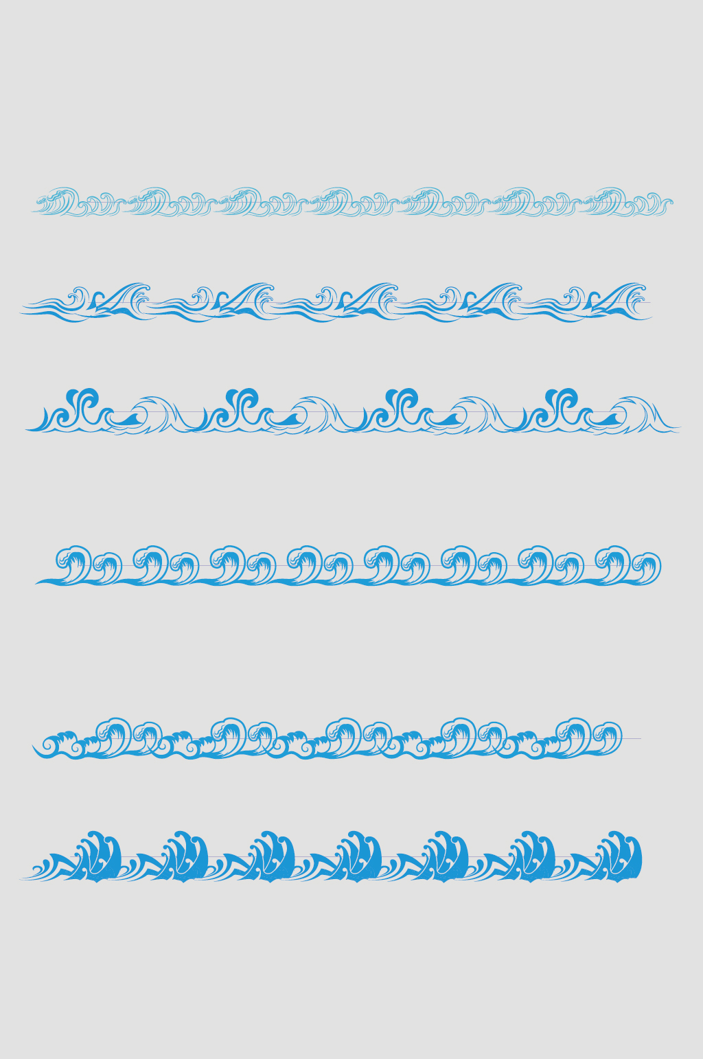 矢量水花浪花波浪