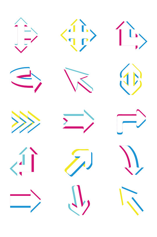 炫丽炫彩箭头图片-炫丽炫彩箭头设计素材-炫丽炫彩箭头模板下载