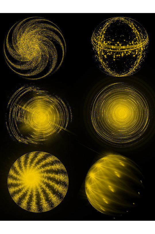 创意个性圆形光效光晕