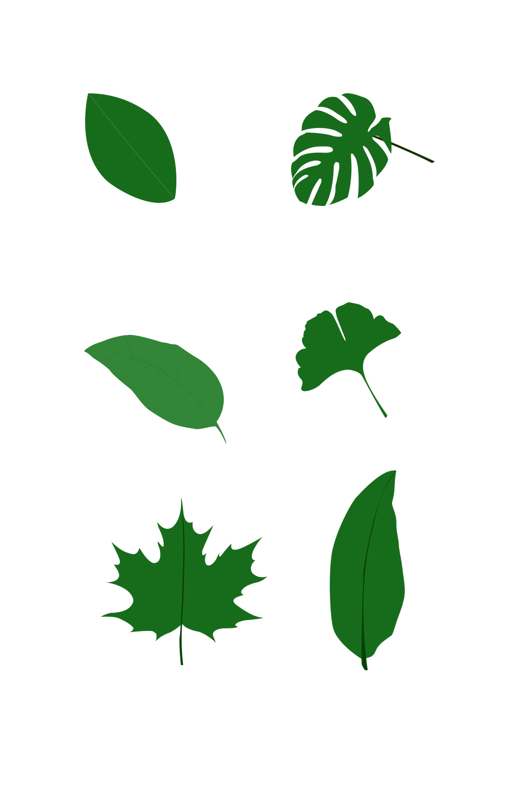 简约创意叶子树叶元素