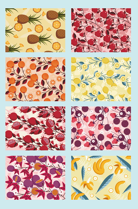 矢量树叶底纹背景-众图网