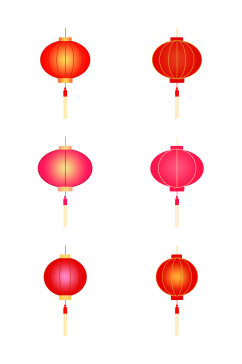 中式古典灯笼元素
