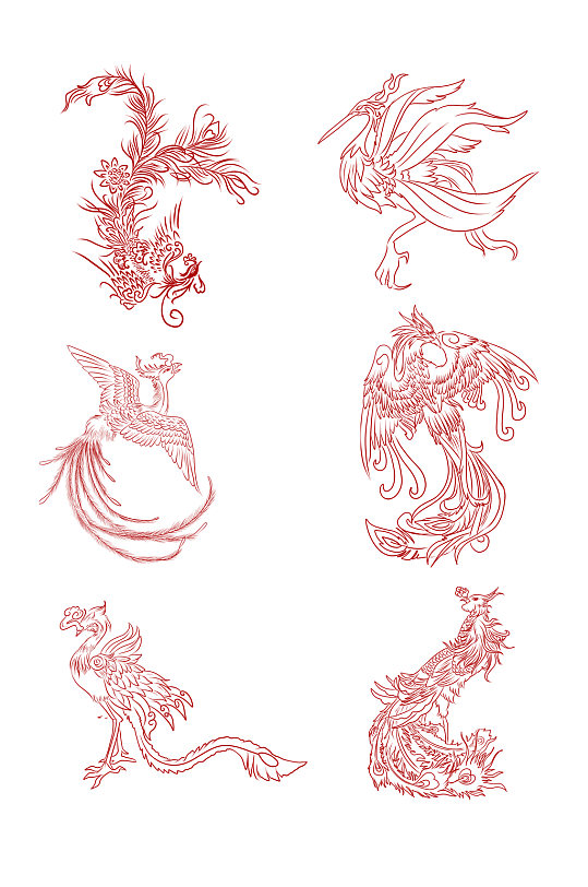 简约凤凰图片-简约凤凰素材下载-众图网