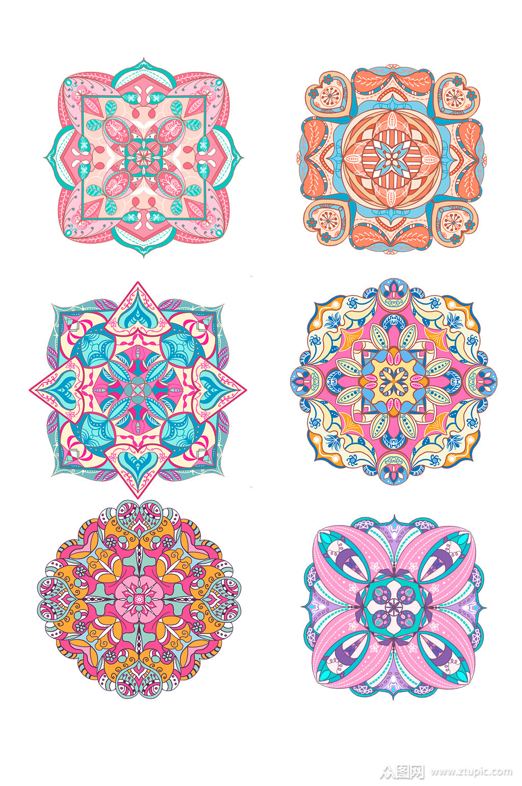 少数民族花纹元素素材