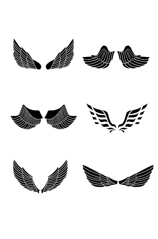 涂鸦翅膀图片-涂鸦翅膀素材下载-众图网