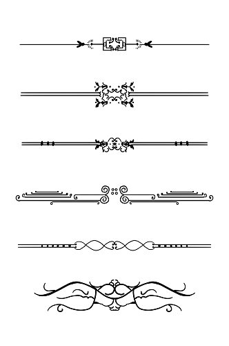 简约欧式边框花纹花边元素