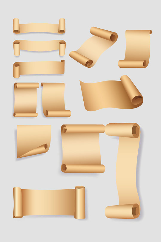 AI矢量复古做旧纸张-众图网