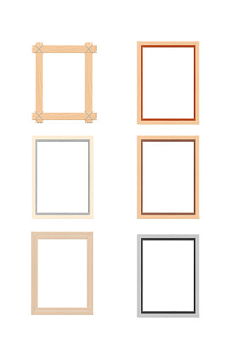 中式简约相框边框装饰框元素