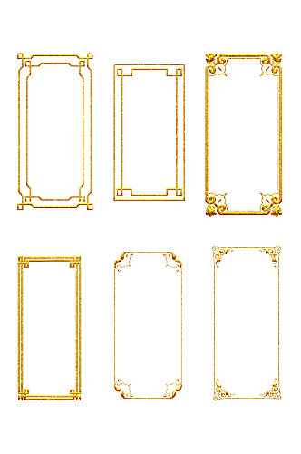 中式古典中国风边框元素