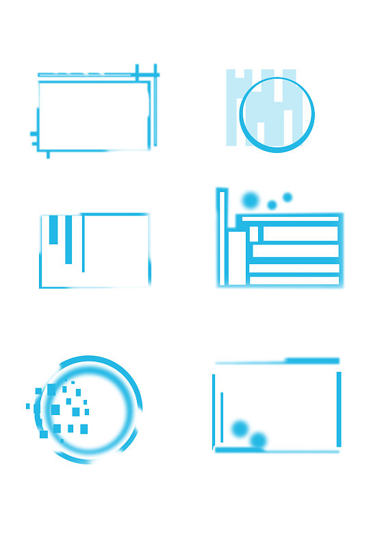 科技花边边框图片-科技花边边框设计素材-科技花边边框模板下载