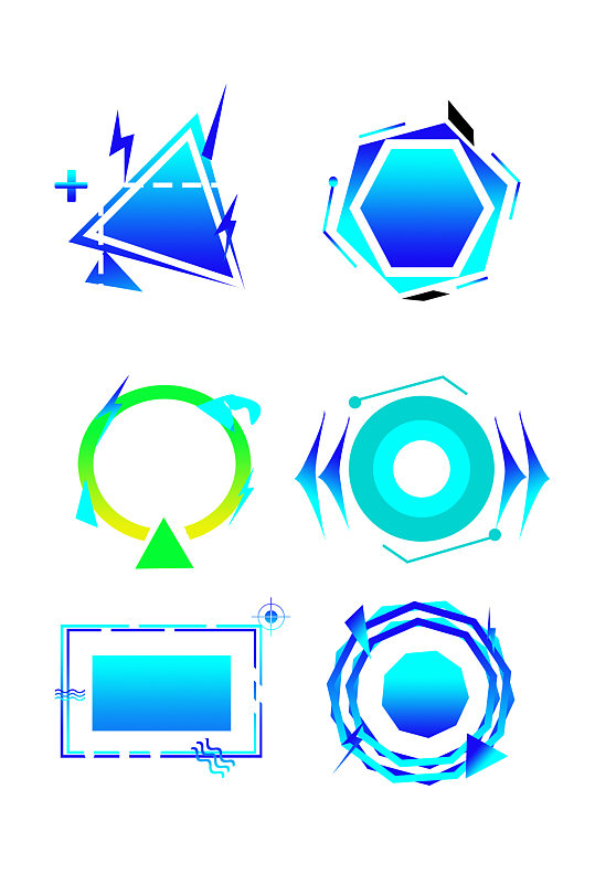 科技花边边框图片-科技花边边框设计素材-科技花边边框模板下载