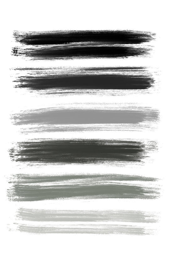 黑色毛笔水墨元素-众图网