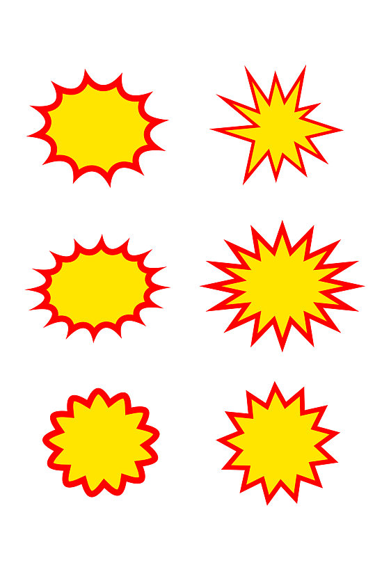 惊爆价尝鲜价价格标签元素