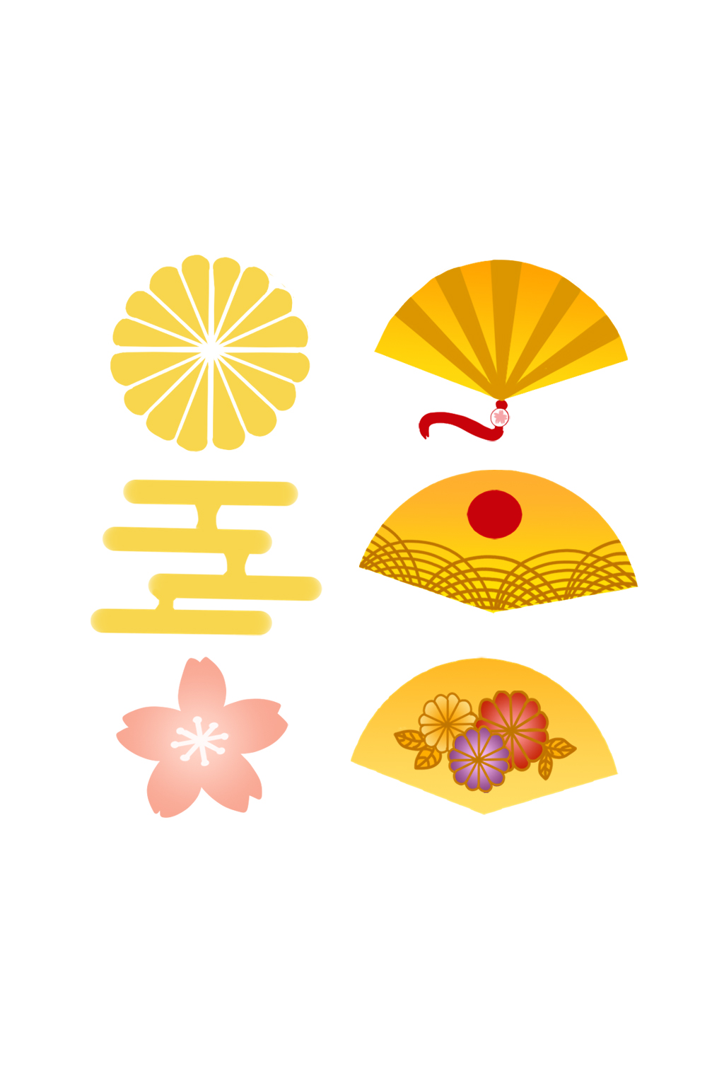 中式古典装饰元素素材