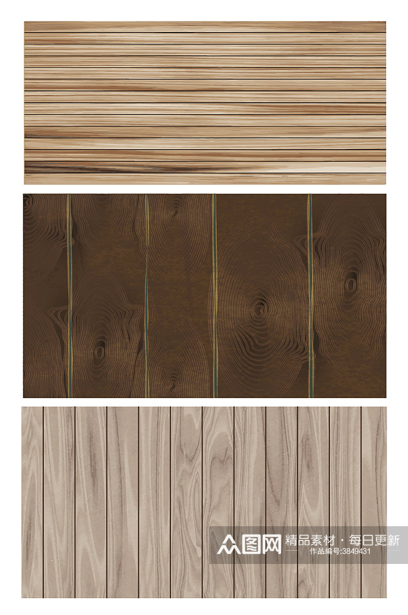 矢量木板木纹背景素材